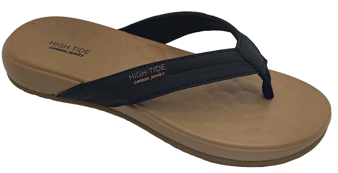 High Tide Black Coastal Comfort Women's Flip Flops HC-L111B