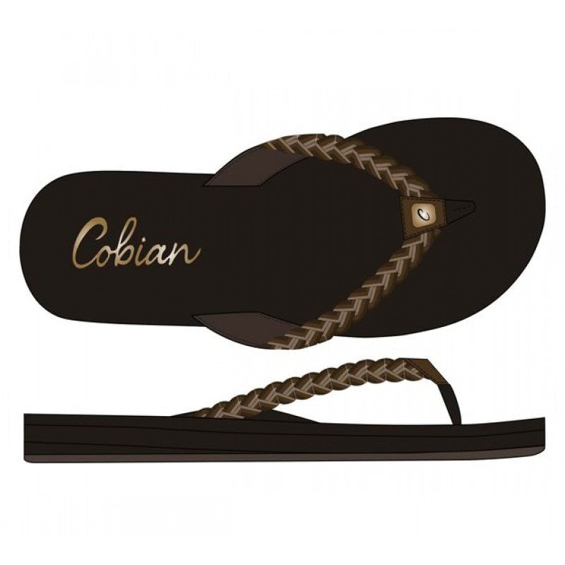 Cobian Heavenly Chocolate Womens Flip Flop Sandals HEA18