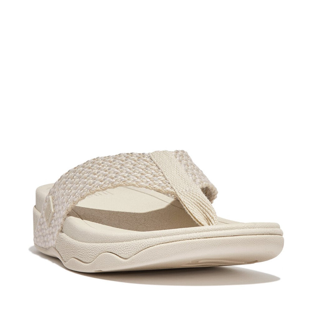 Fitflop Beige Surfa Web Toe Post Women's Sandals HH3-A99