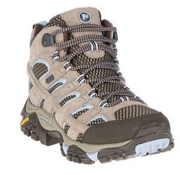 Merrell Women's Brindle Moab 2 Mid Waterproof Lace-Up Comfort Hiking Boot J99782