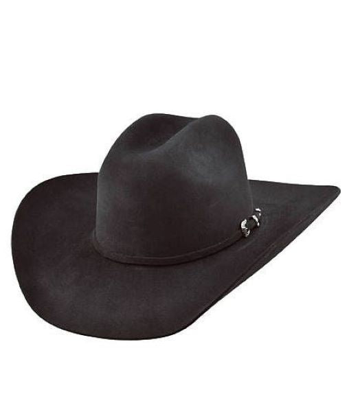 Justin Black 6X Kermit Bent Rail Men's Hat JF0630KERM-BLK