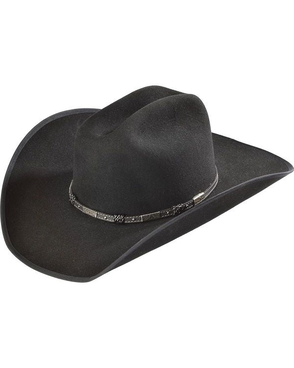 Justin Hats Black 7X Dagger Fur Cowboy Hat JFS0757K