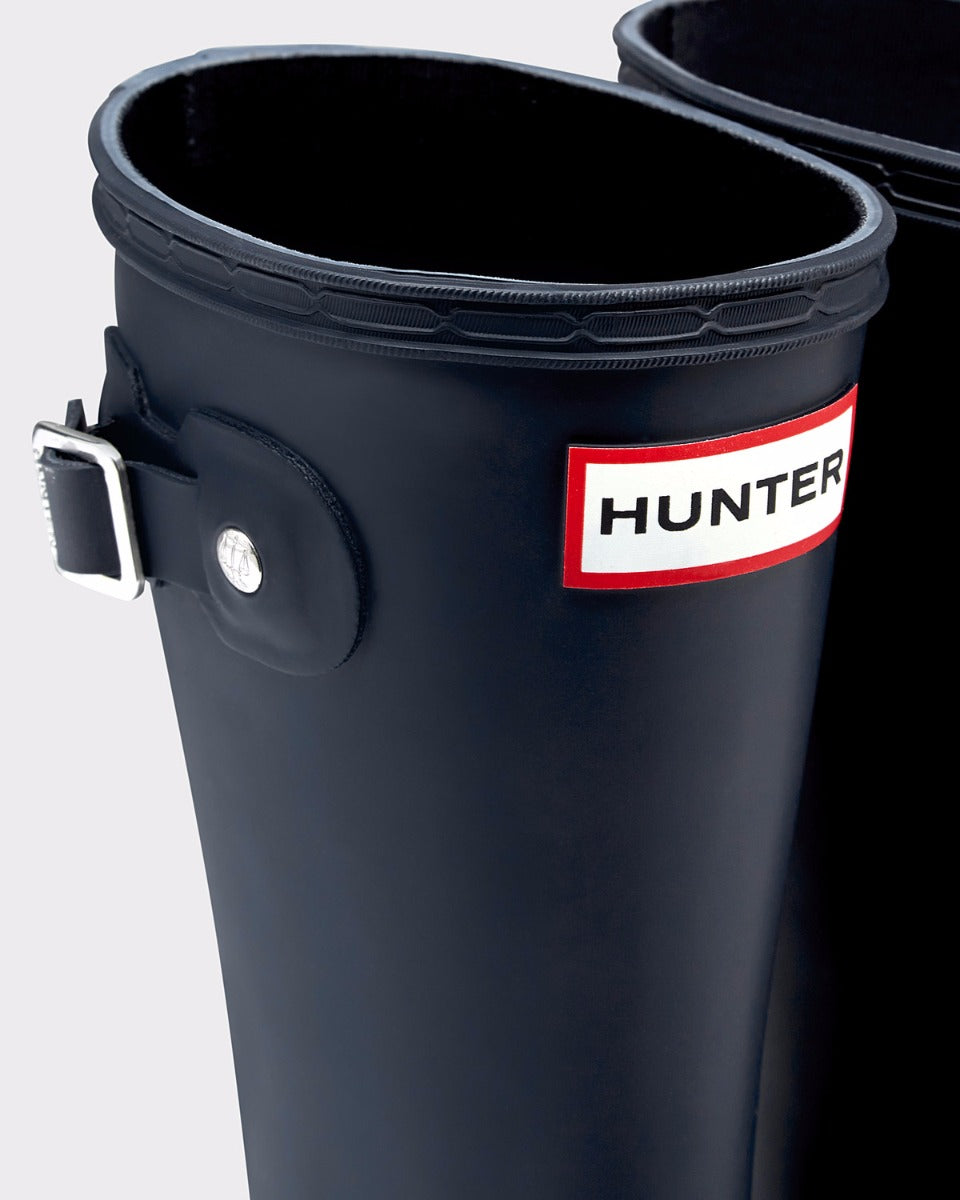 Hunter Classic Navy Matte Kids Waterproof Boots JFT6000RMA-NVY
