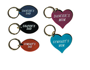 N-95/96 Different Sayings Key Ring - Assorted Colors