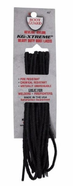 le bos KG's Boot Guard Black KG-XTREME Unisex Heavy Duty Boot Laces 2108KG