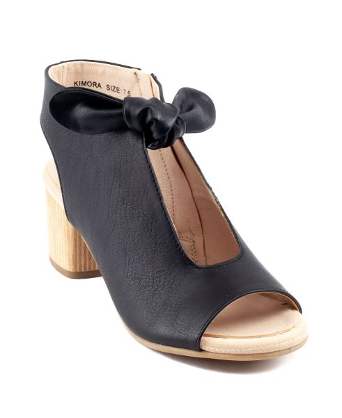 Good Choice Black Kimora Women's Heeled Sandals KIMORA-BLK