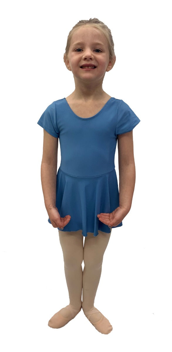 Barbette Classwear Short Sleeve Dance Dress LB002 *Sale colored leotards*