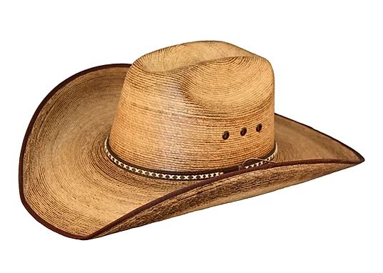 Hat Biz Tan Straw Western Hat Hank LSR216RCA