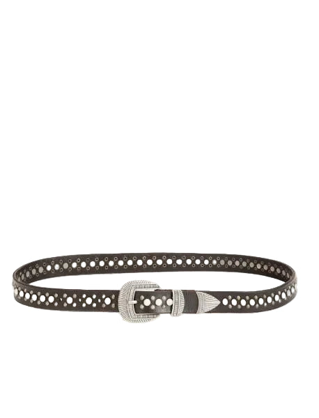 Loyal West Midnight Rangler Leather Belt in Calfskin LW-SS25-135-RB