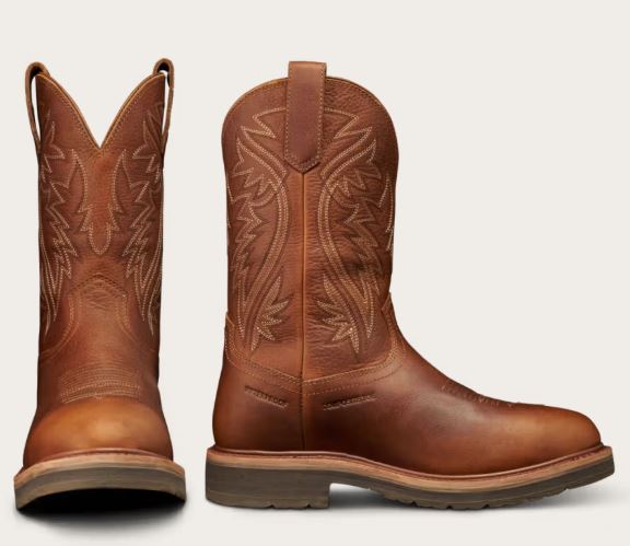 Tecovas Saddle Cowhide Longhaul Waterproof Round Composite Toe Men's Work Boot M11085SAD