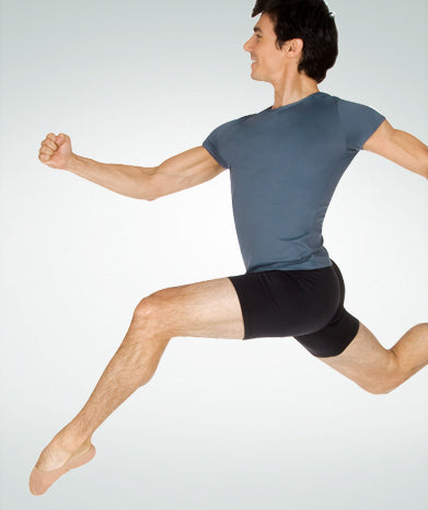 Body Wrappers Black Mens ProTech Dance Shorts M192