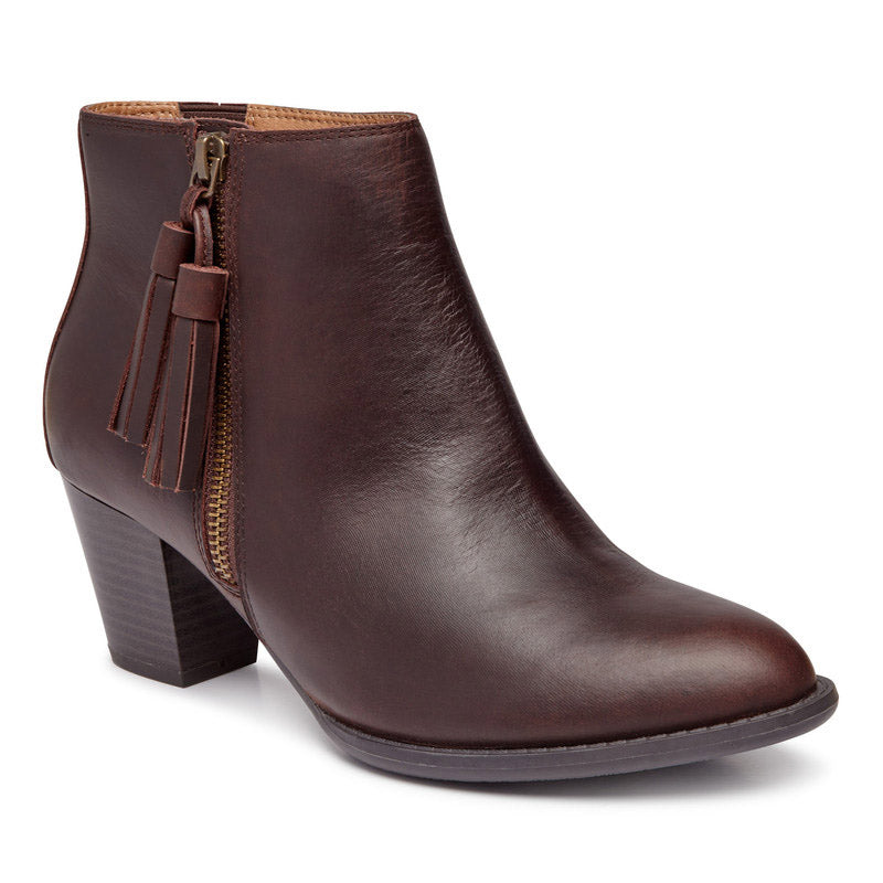 Vionic Chocolate Madeline Womens Comfort Short Boots