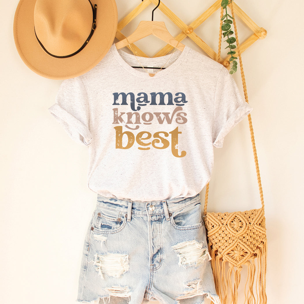 Rockledge Retro Mama Knows Best Graphic T-Shirt ML151
