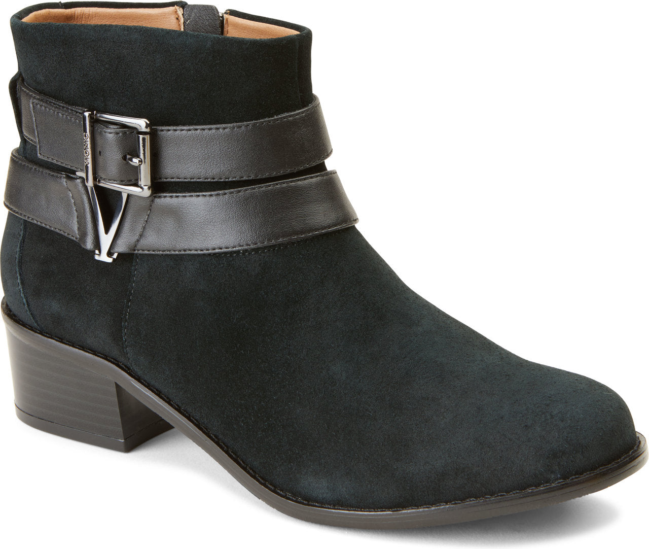 Vionic Black Mana Womens Comfort Short Boots