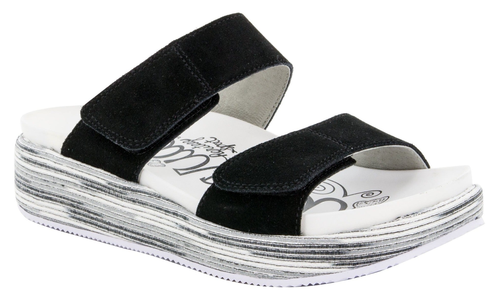 Alegria Mixie Gray Harbor Womens Comfort Adjustable Strap Sandals MIX-296