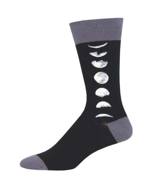 Socksmith Black Just a Phase Men's Socks MNC1706-BLK