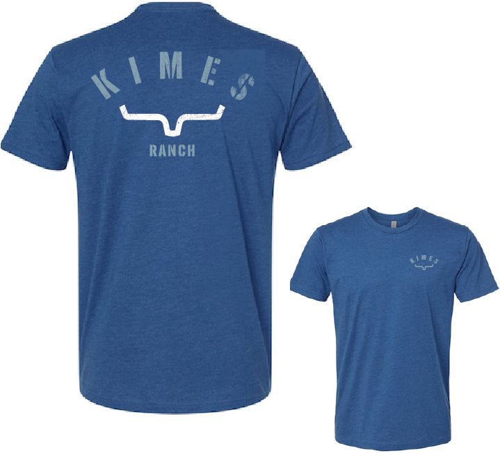 Kimes Ranch Marine Blue Cut Thru Men's T-Shirt MSH0000103-BLU