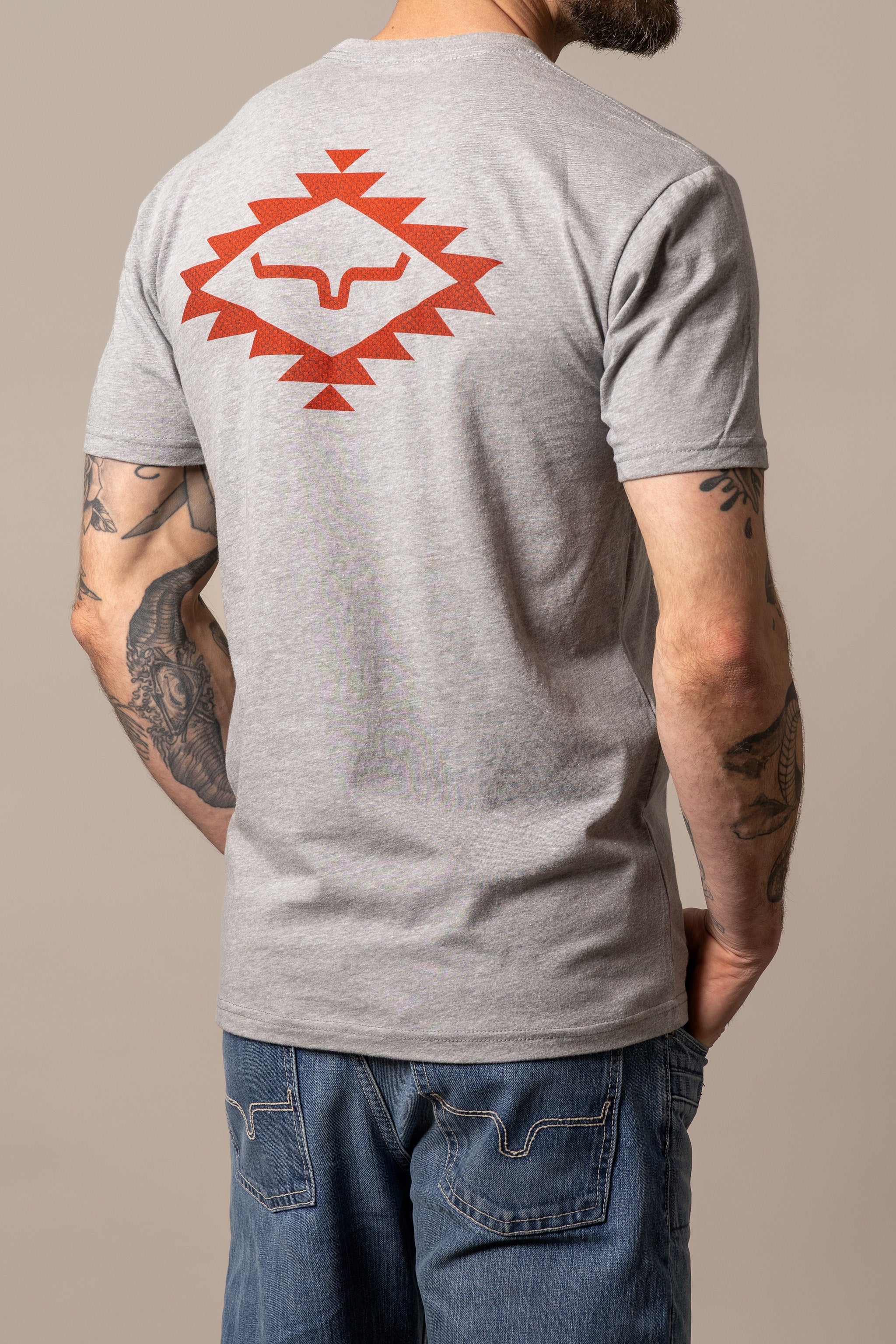 Kimes Ranch Dark Grey Heather San Juan Short Sleeve Tee Shirt MSH0000120GH