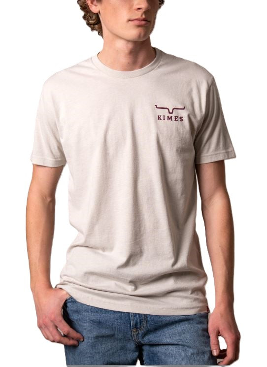 Kimes Ranch Natural Heavy Text Men's Short Sleeve T-Shirt