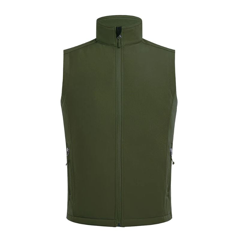 Lee Hanton International Olive Core Shell Men's Vest MV154-OLIVE