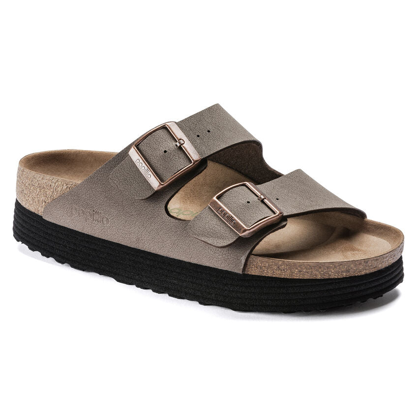 Birkenstock Mocha Arizona Platform Vegan Ladies Sandals N1019528