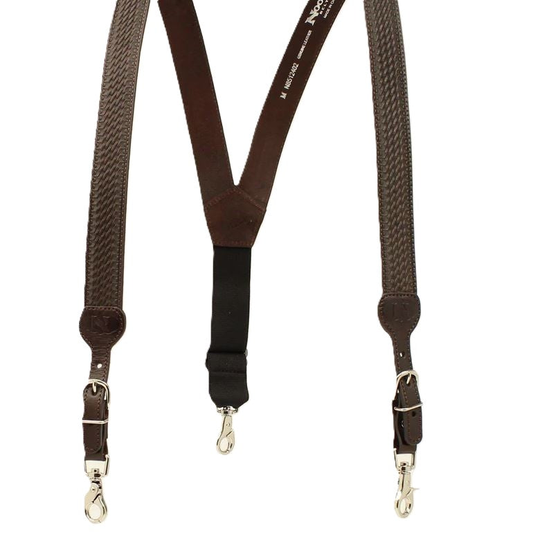 Heavy Duty Brown Leather Galluses N8512402