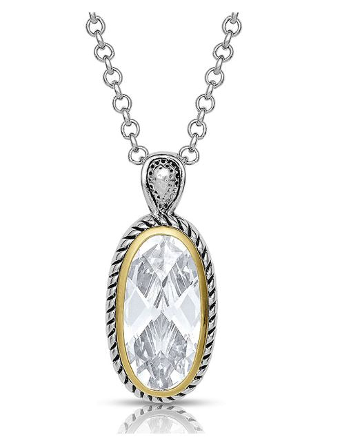 Montana Silversmith Two Tone Western Roped Brilliance Necklace NC4830