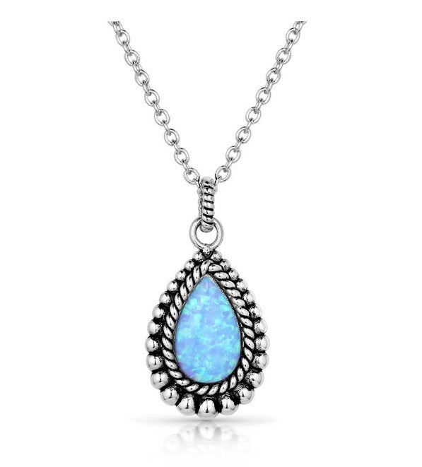 Montana Silversmiths Glimmering Pools Opal Necklace NC5822
