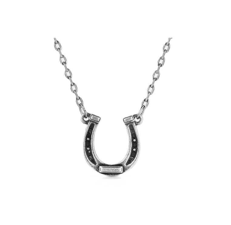 Montana Silversmiths Lucky Horseshoe Pendant NC5860