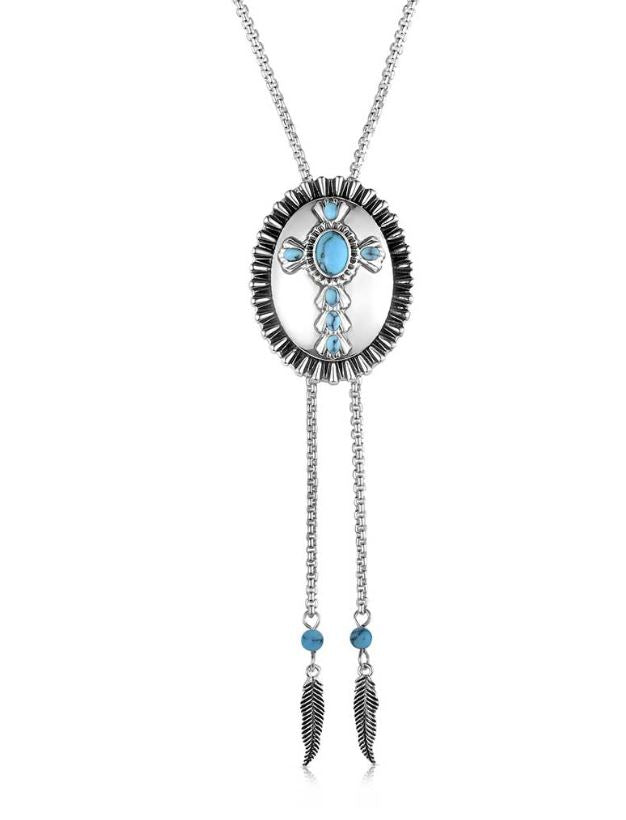 Montana Silversmiths Unbroken Faith Bolo Necklace NC6320