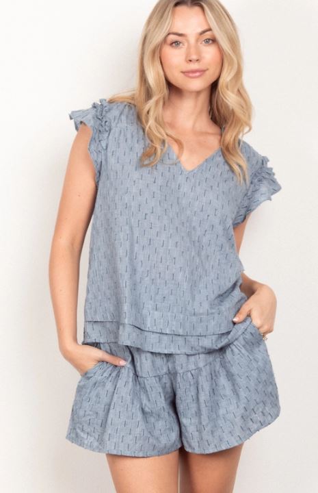 Very J Solid Cotton Woven Short NT11539