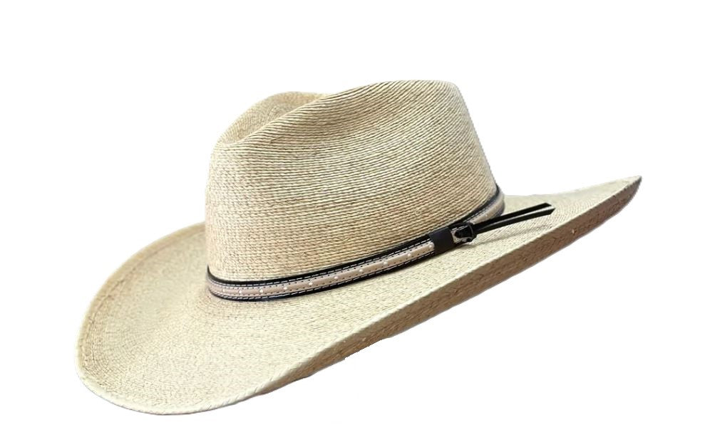 Stetson Natural Sawmill Palm Leaf Western Hat OSSMIL-4034