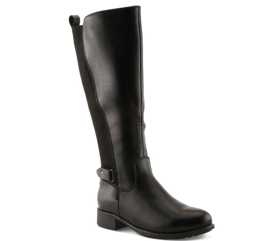 Patrizia Black Papina Women's Tall Riding Boots PAPINA-B