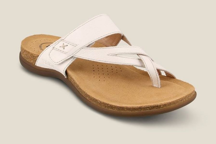 Taos White Perfect Toe Loop Womens Sandals PRF-14050-WHT