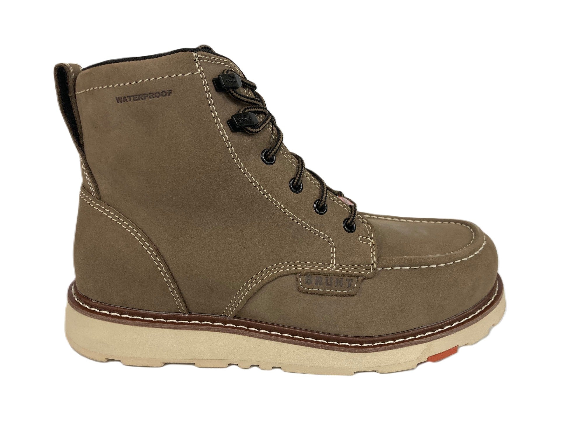 Brunt Light Grey Marin 6 inch Waterproof Soft Toe Boots BRF10000-012
