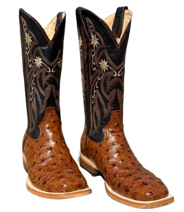 Cowtown Ostrich Print Women's Western Boots Q464