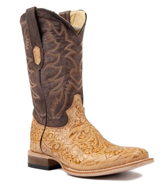 Cowtown Tooled Print Men's Western Boots Q6152
