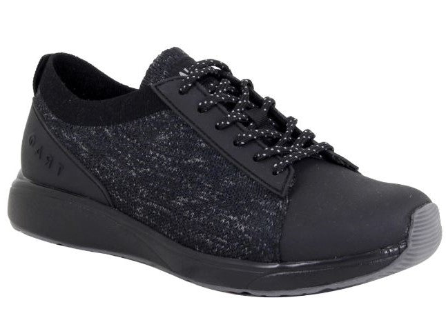 Alegria TRAQ Qest Black Comfort Womens Walking Shoes QES-5001