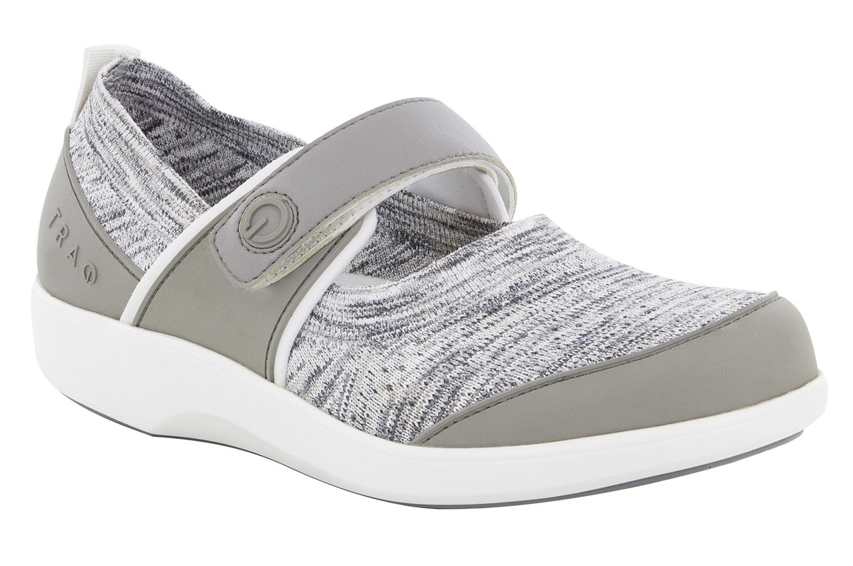 Alegria Traq Soft Grey Qutie Womens Comfort Shoes QUT-5058