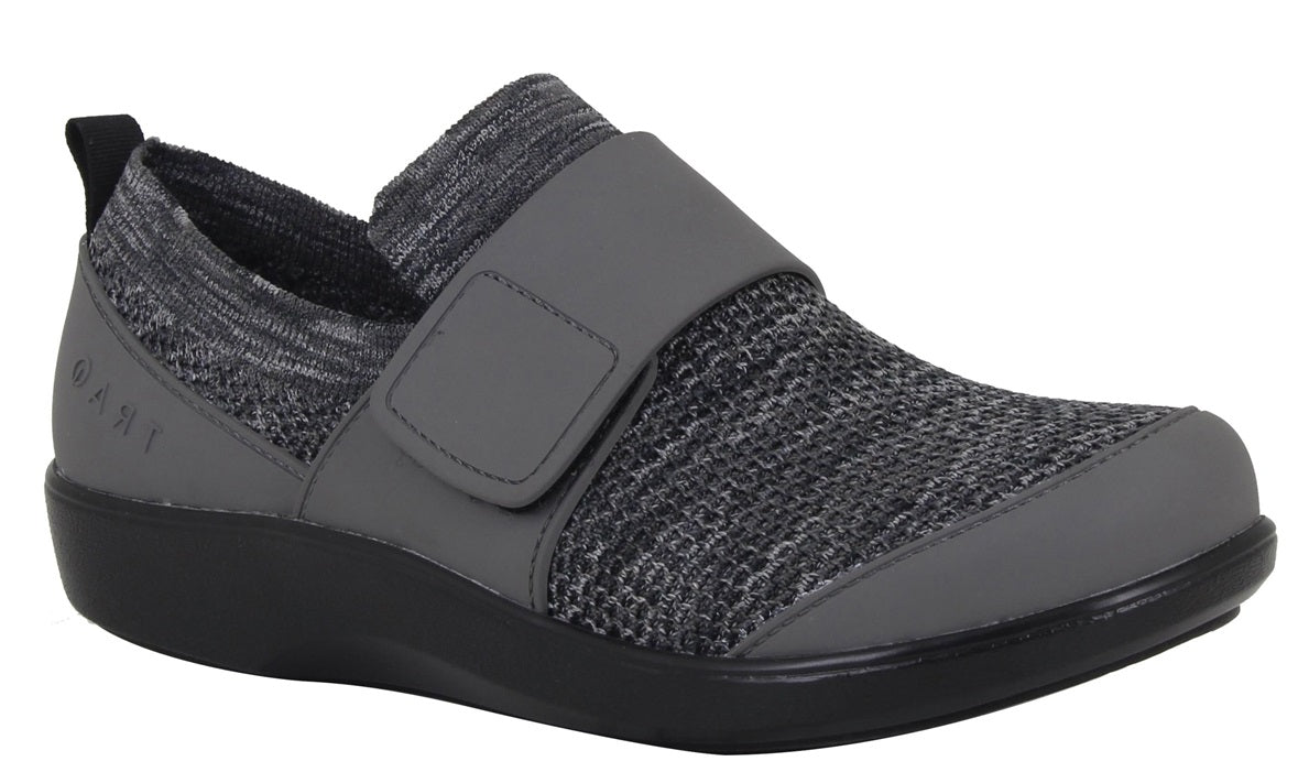 Alegria Traq Charcoal Qwik Womens Comfort Shoes QWIK