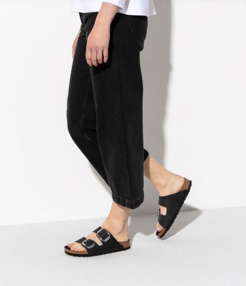 Birkenstock Black Arizona Big Buckle Womens Sandals 1011074