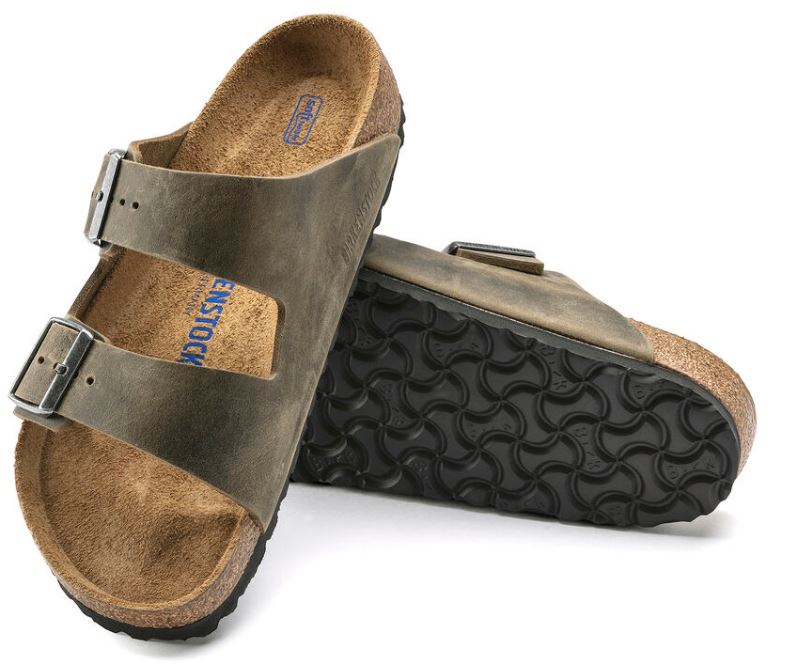 サンダル・ミュール BIRKENSTOCK Khaki Suede Arizona Slippers Arizona Birko-Flor Faded Khaki | BIRKENSTOCK