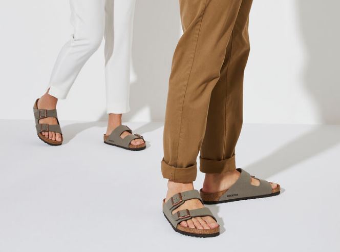 Birkenstock Stone Arizona Birkibuc Womens Sandals 151211