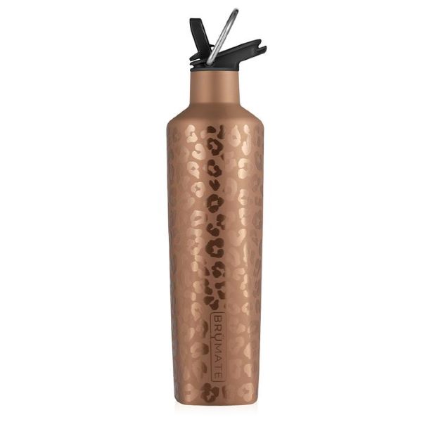 Brumate Gold Leopard 25oz Rehydration Bottle RH25RL