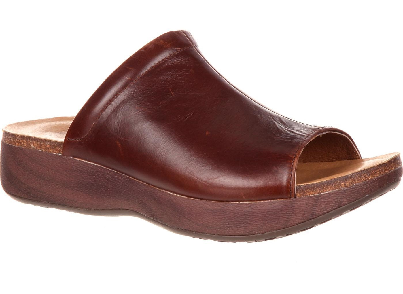 RockyBrand 4EurSole Brown My Time Womens Slide Sandals RKH167