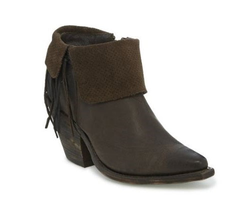 Reba by Justin HOPE ESPRESSO Smooth Cowhide/Suede Womens Short Boots RML102