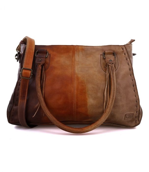 Bed Stu Cafe Latte TD  ROCKABABY Leather HandBag A450217