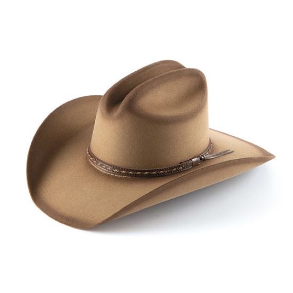 Resistol Pecan Jason Aldean Dirt Road Mens Western Hat RWDRTR-JA41