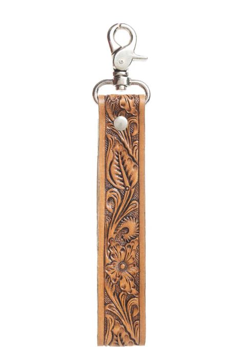 Myra Bag Tampico Trails Key Fob in Honey S-10839