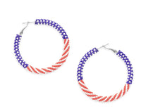 Myra Bag 'My Country 'Tis Of Thee Earrings (Red, White, Blue)' S-11580